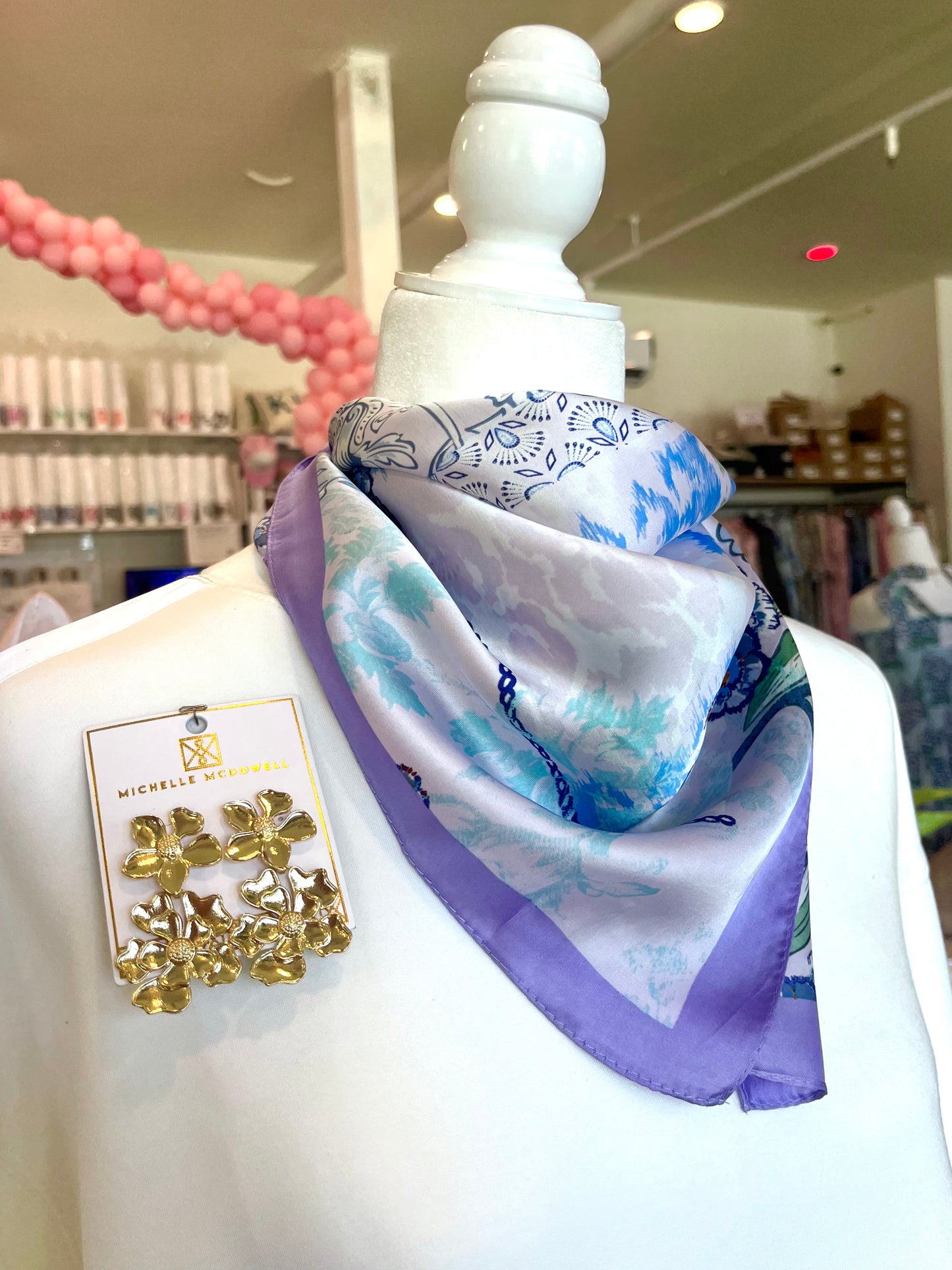 European Summer Silk Scarf