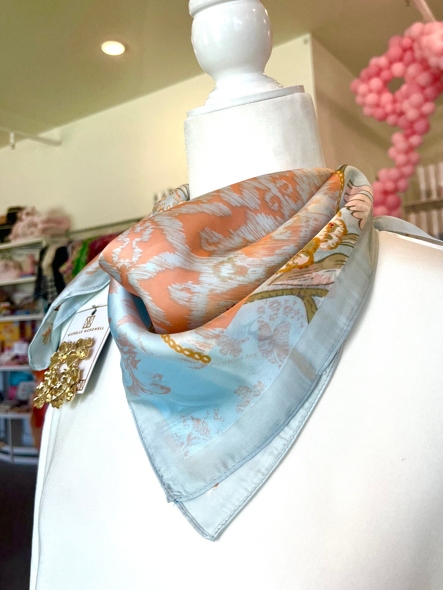 European Summer Silk Scarf