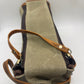 Canvas and Leather Toiletry Bag