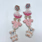 Baby Bear Beaded Earrings