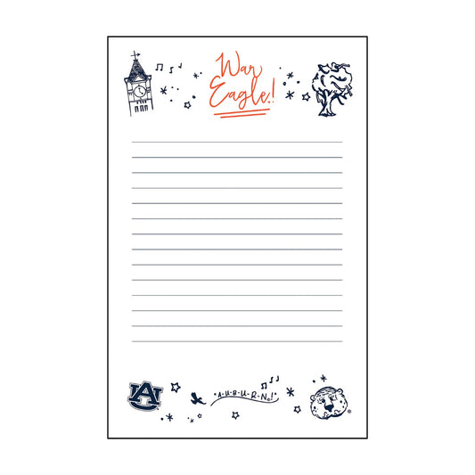 Auburn Confetti Notepad