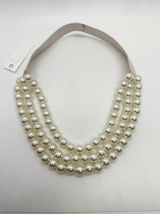 3 Row Pearl Necklace