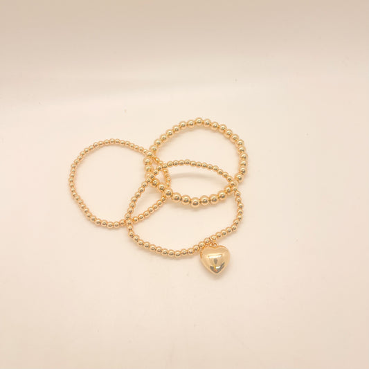 Heart Bracelet Set