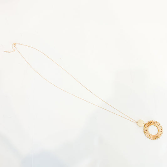 Woven Halo Necklace