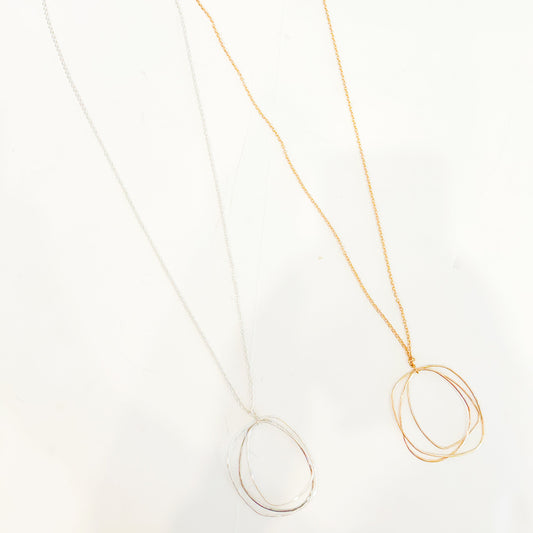 Abstract Trio Necklace