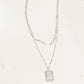 Layered Cross Necklace
