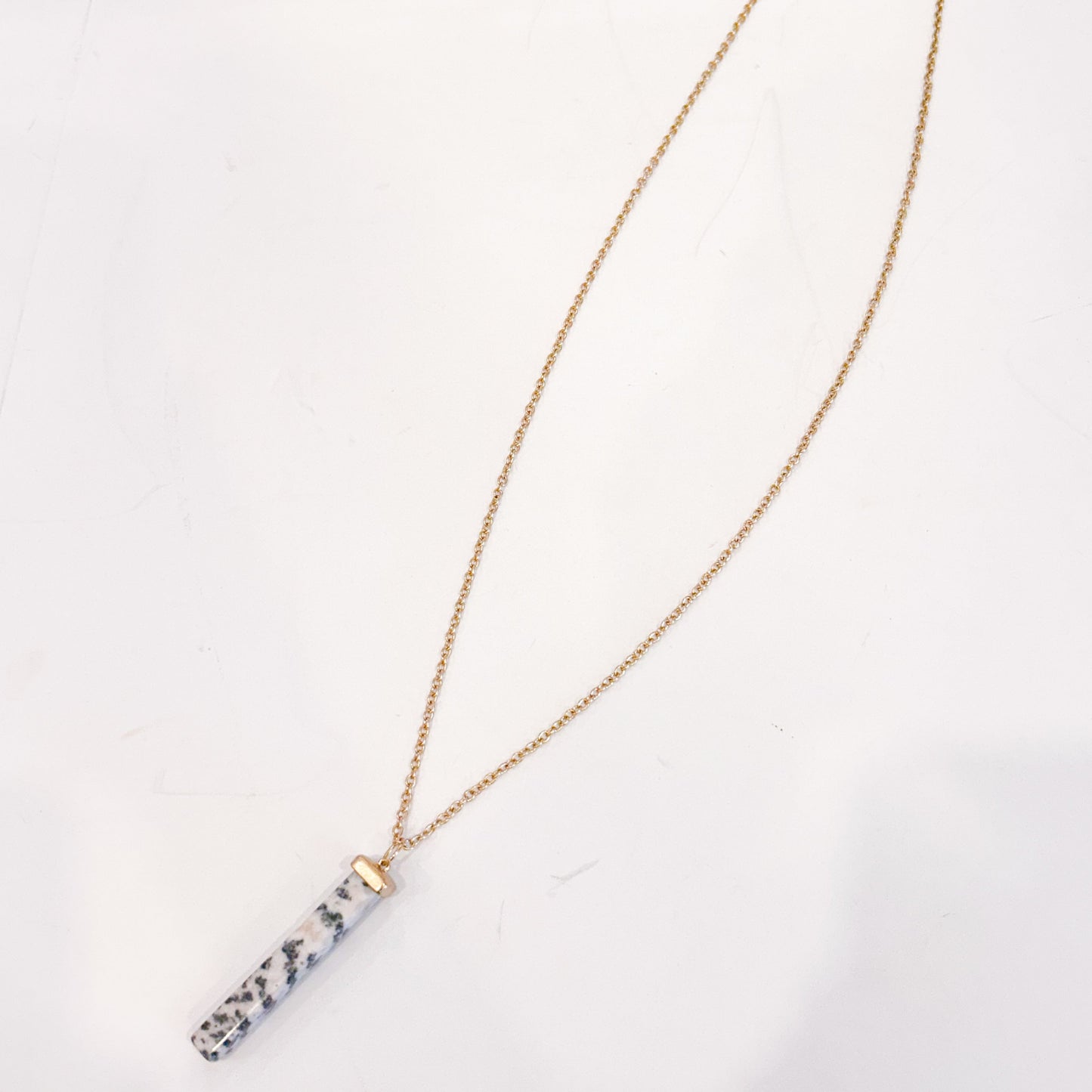 Marble Geometric Necklace