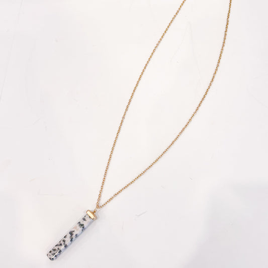 Marble Geometric Necklace