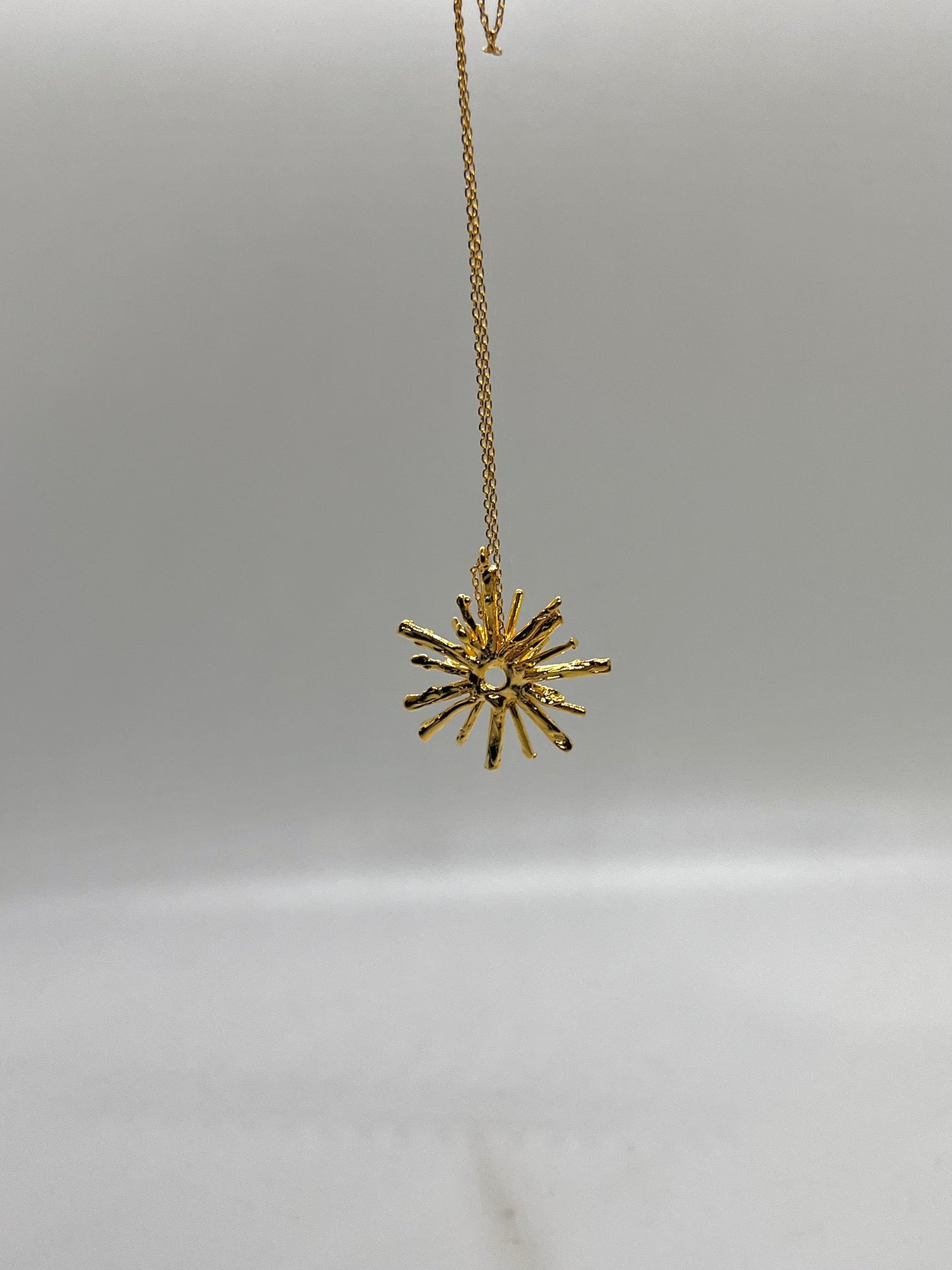 Abstract Gold Necklace
