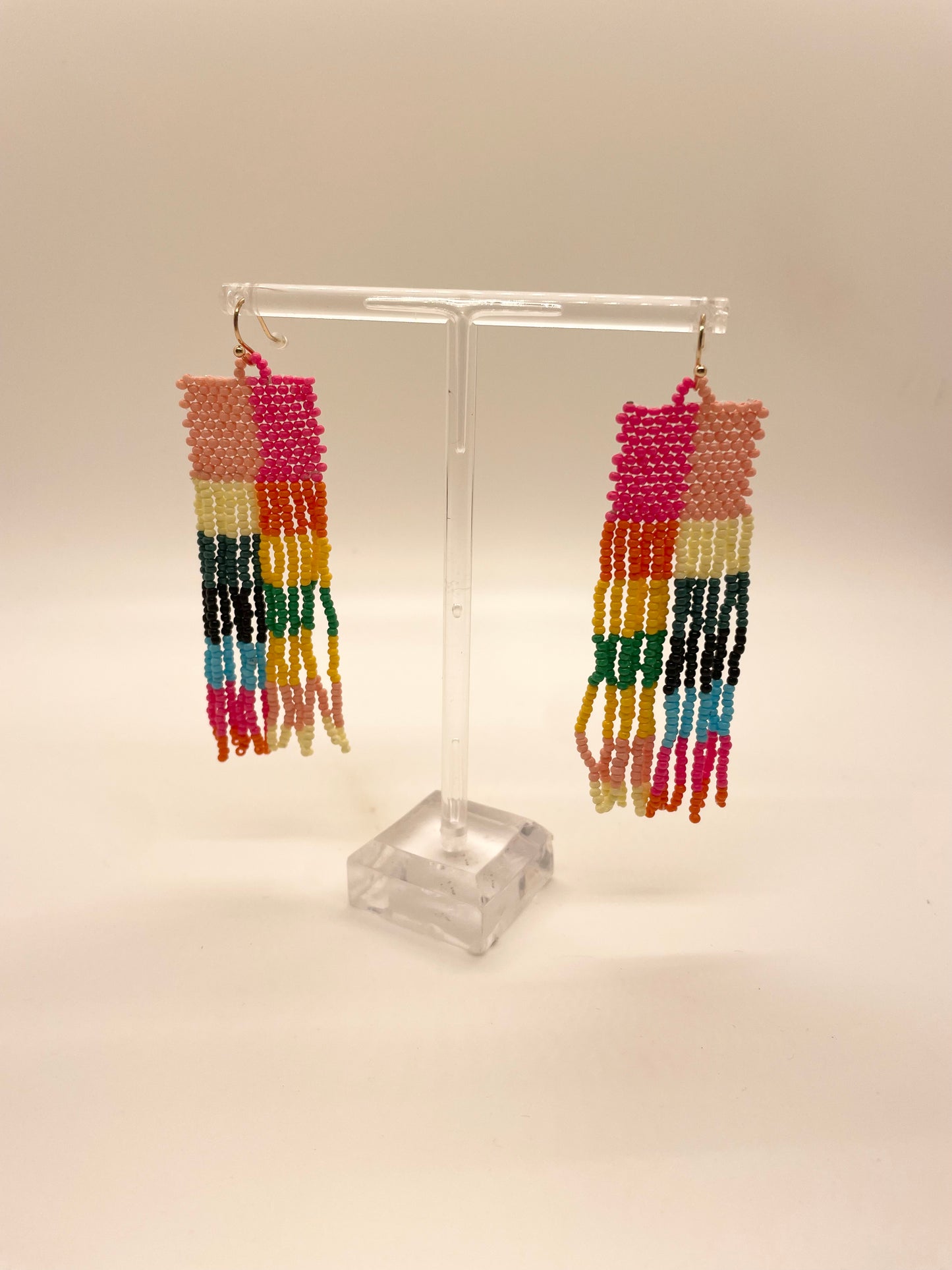 Laura Janelle Colorful Patchwork Earrings