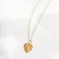 Pearly Heart Burst Necklace