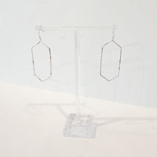 Silver Geometric Earrings