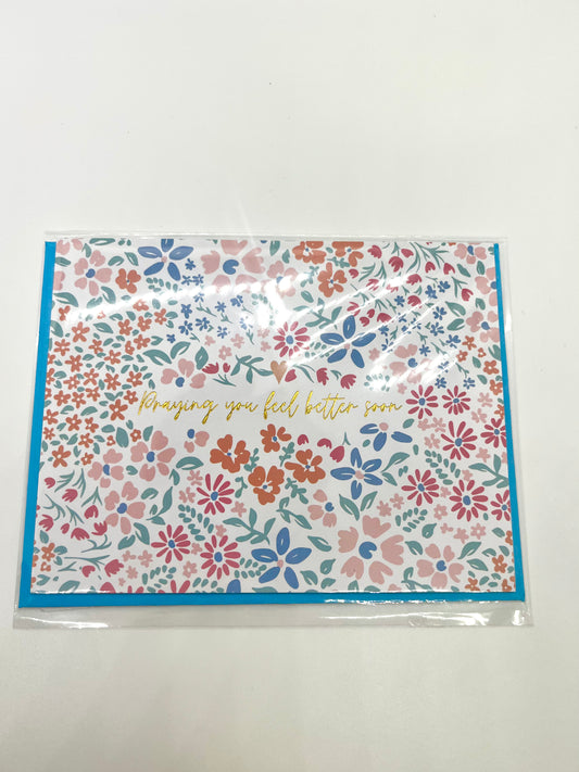 Feel Better Floral Greeting Card