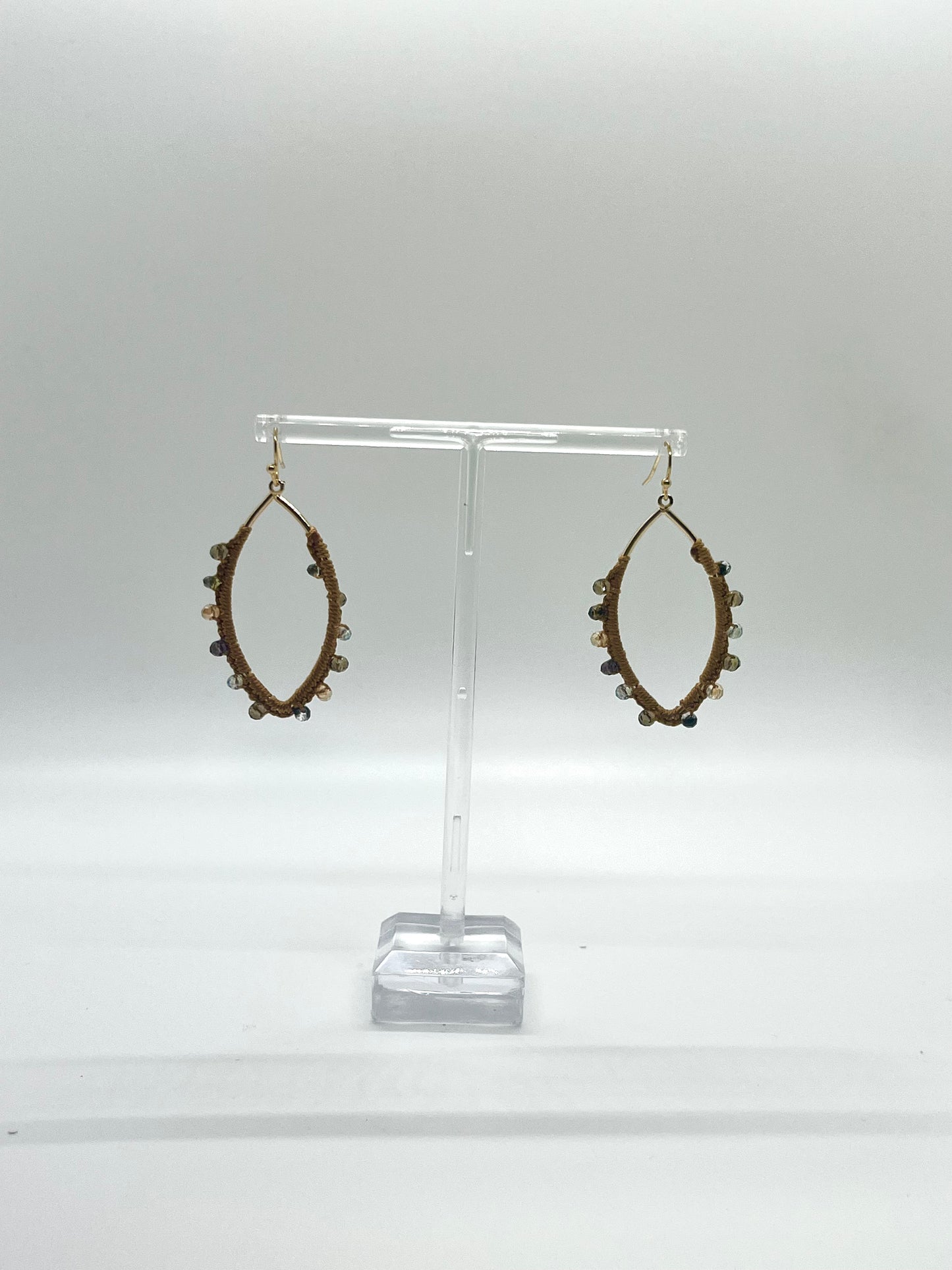 Brown Sparkle Earring