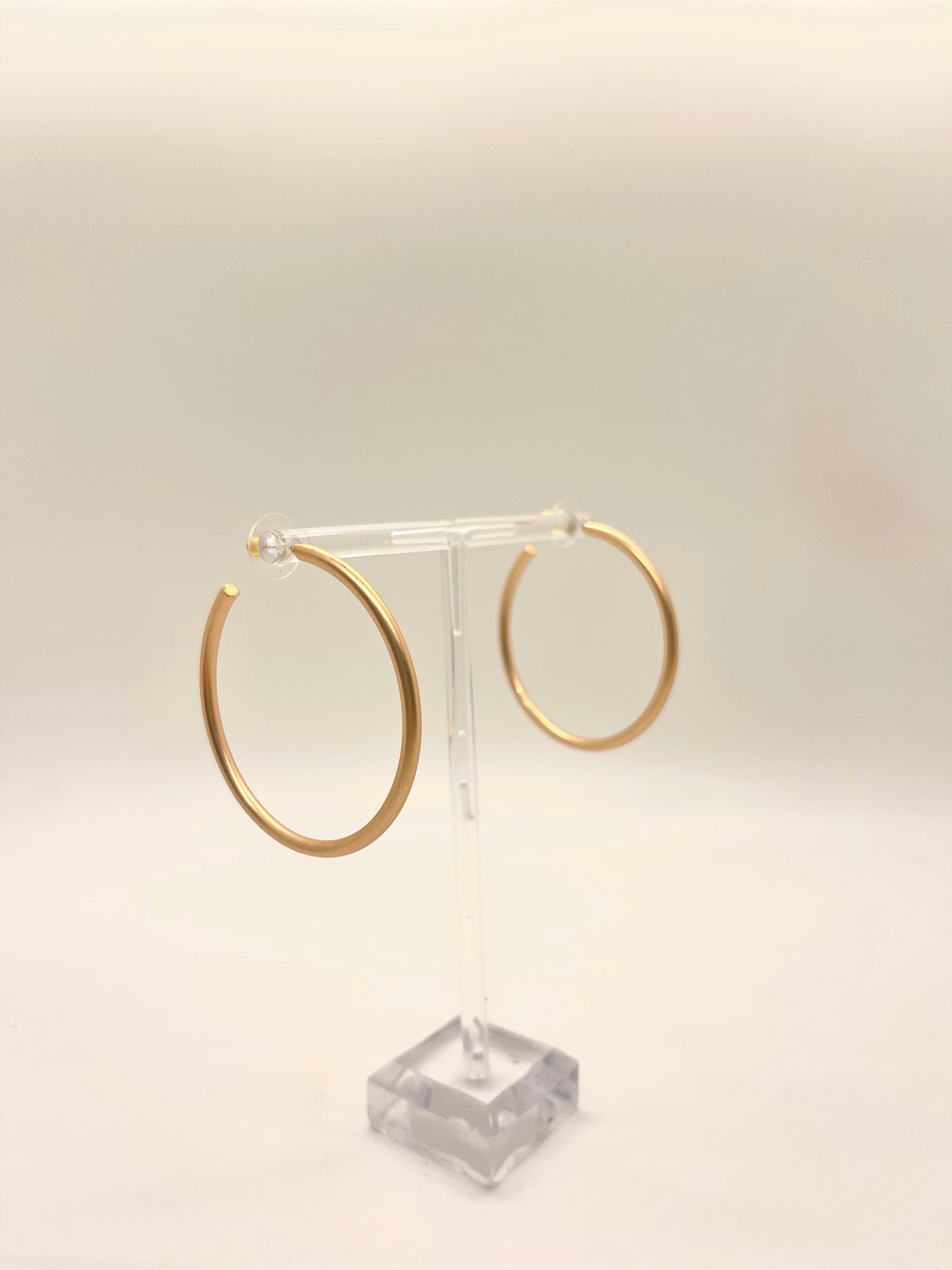 Thin Large Hoops