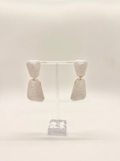 Thread Drop Statement Earrings