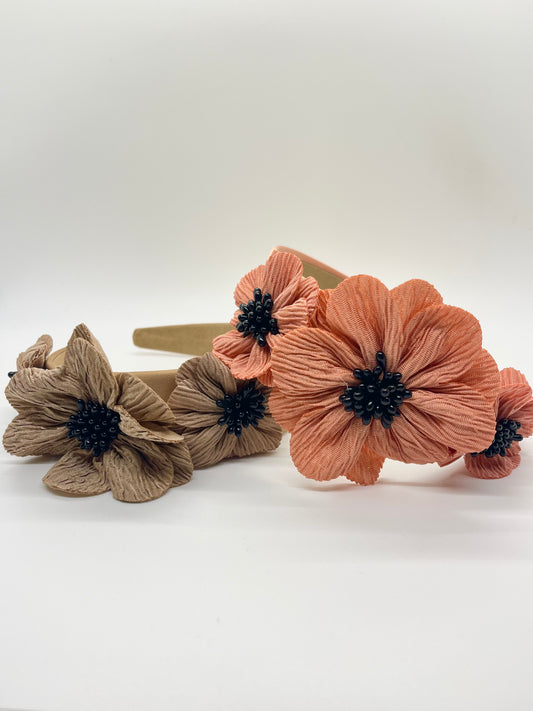 Three Flower Headband