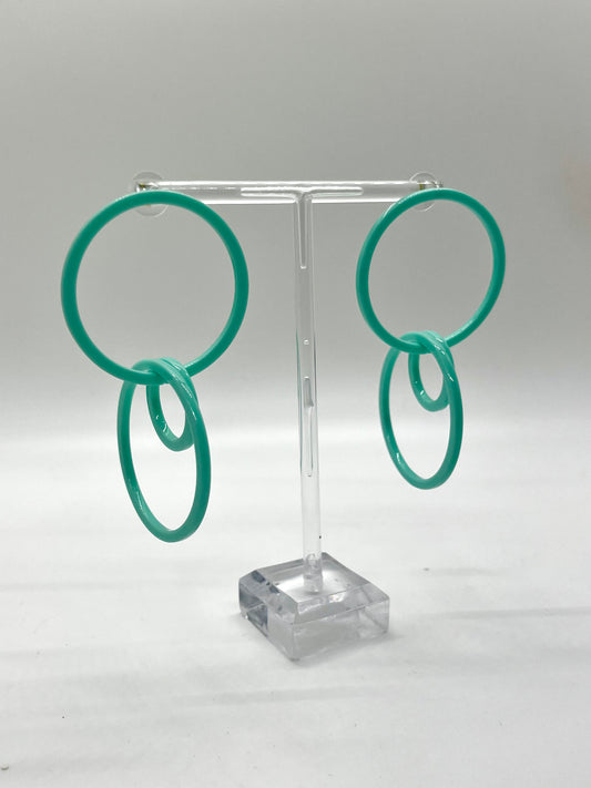 Mint Ring Earring