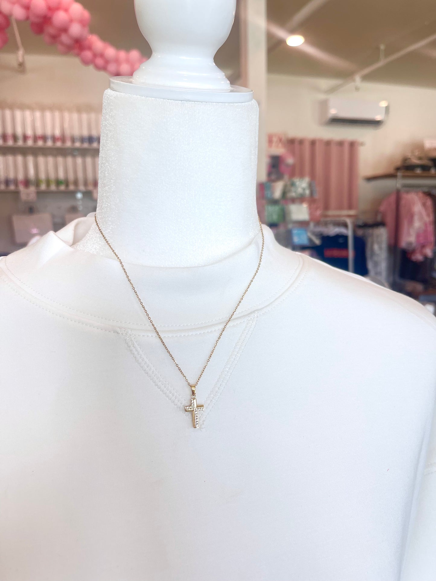 Dazzling Cross Necklace