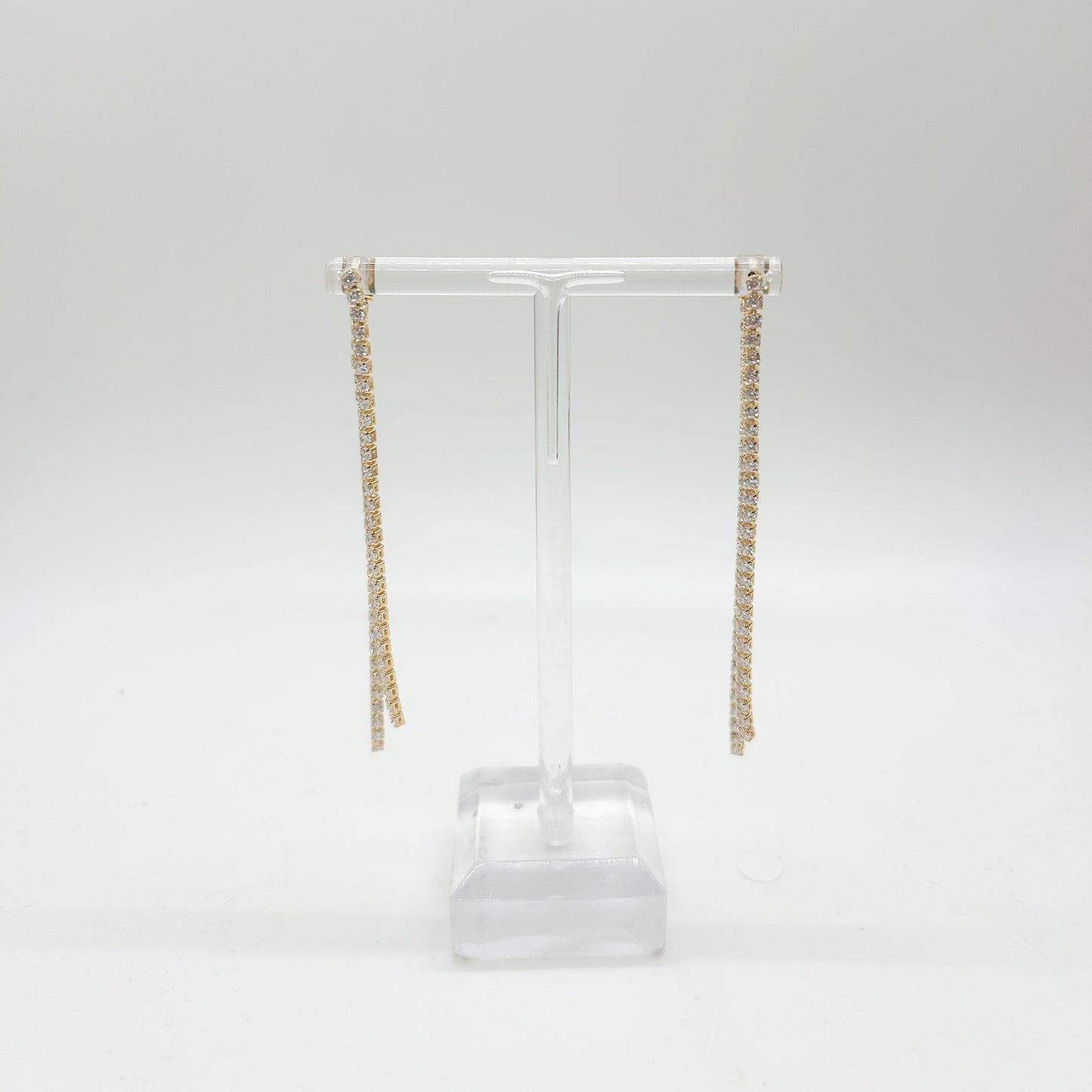 Rhinestone Double Duster Earrings
