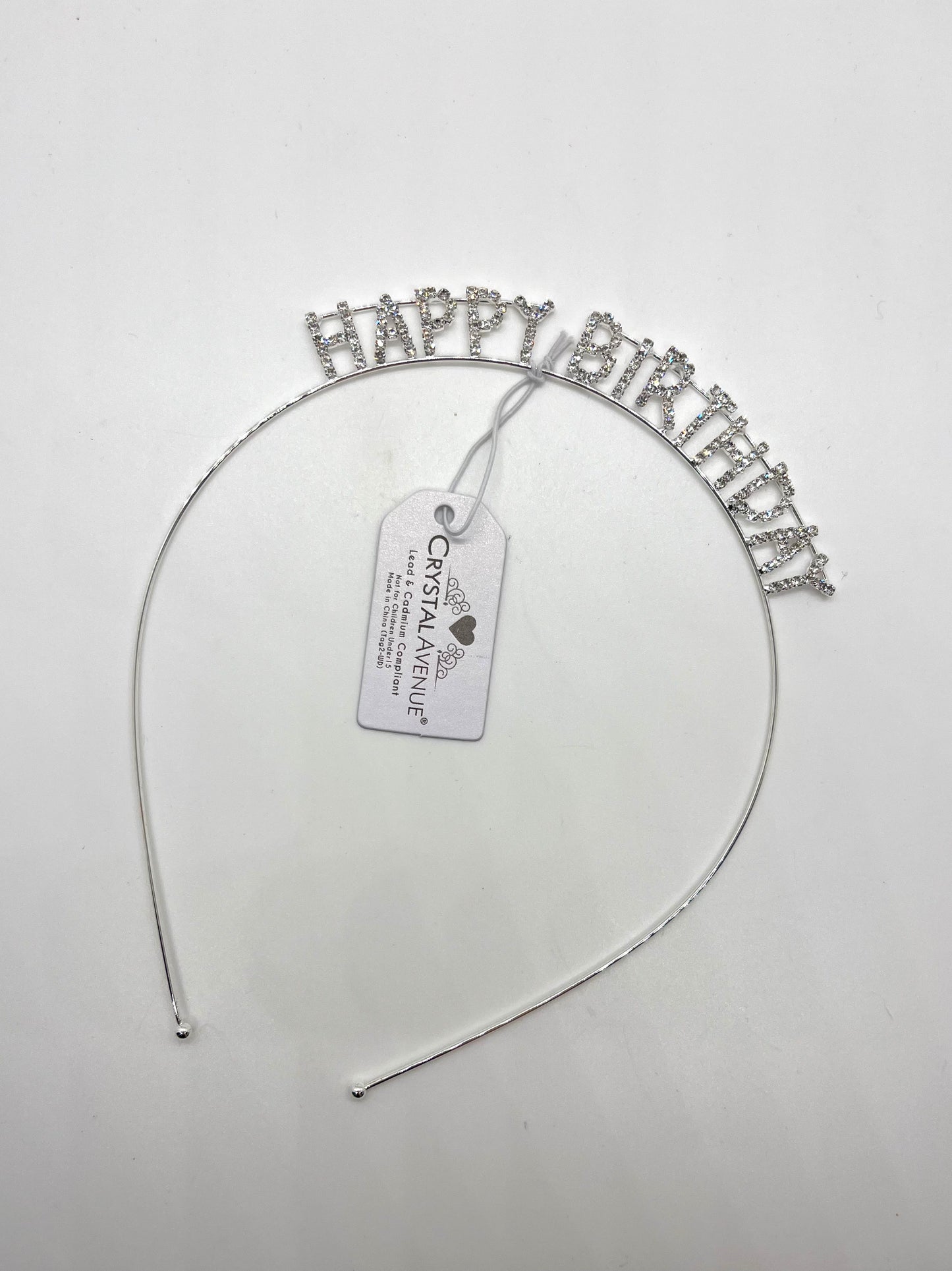Rhinestone Happy Birthday Headband