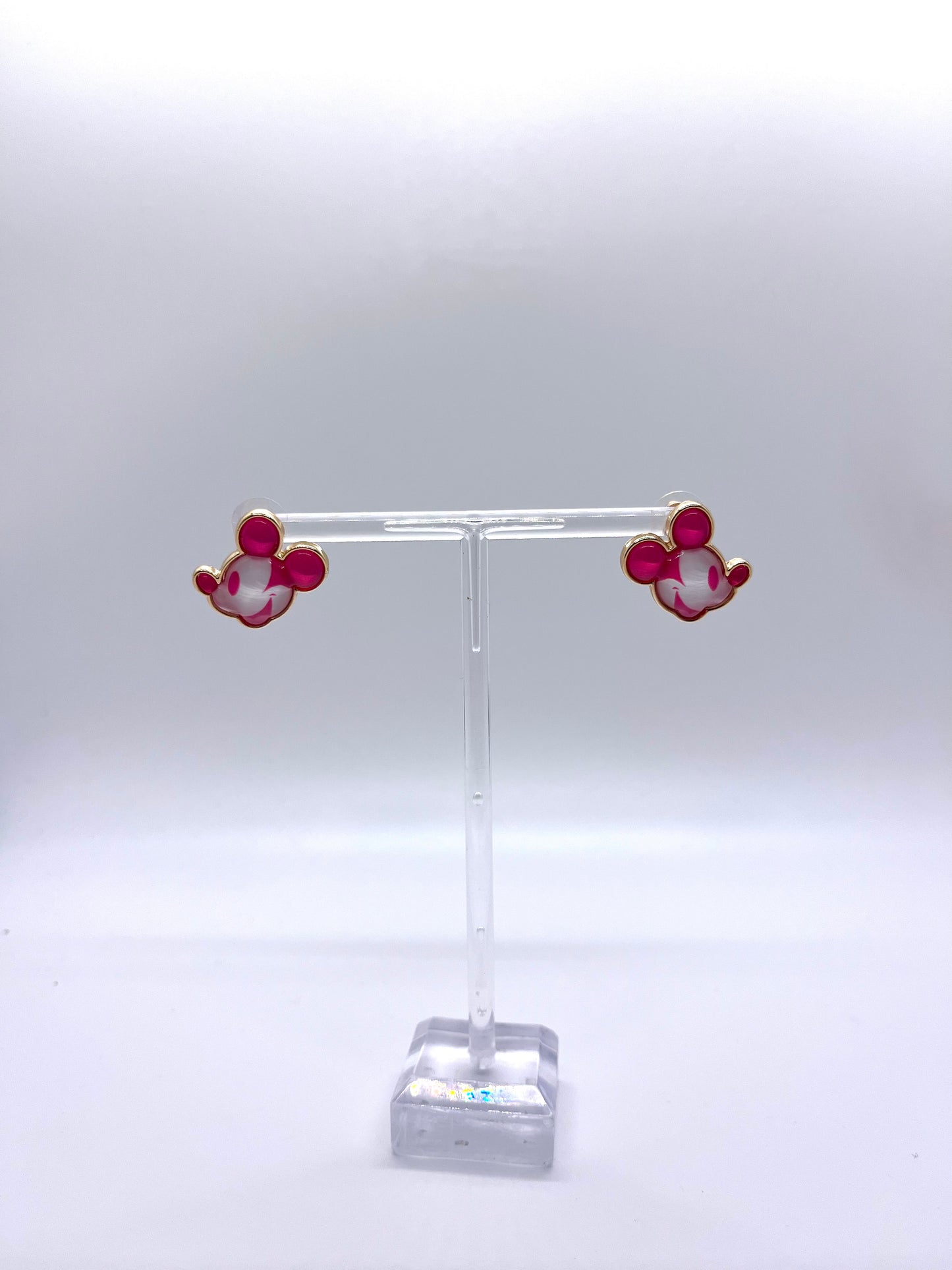 Mouse Face Earring Studs