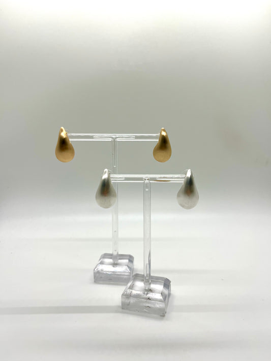 Matte Teardrop Earrings