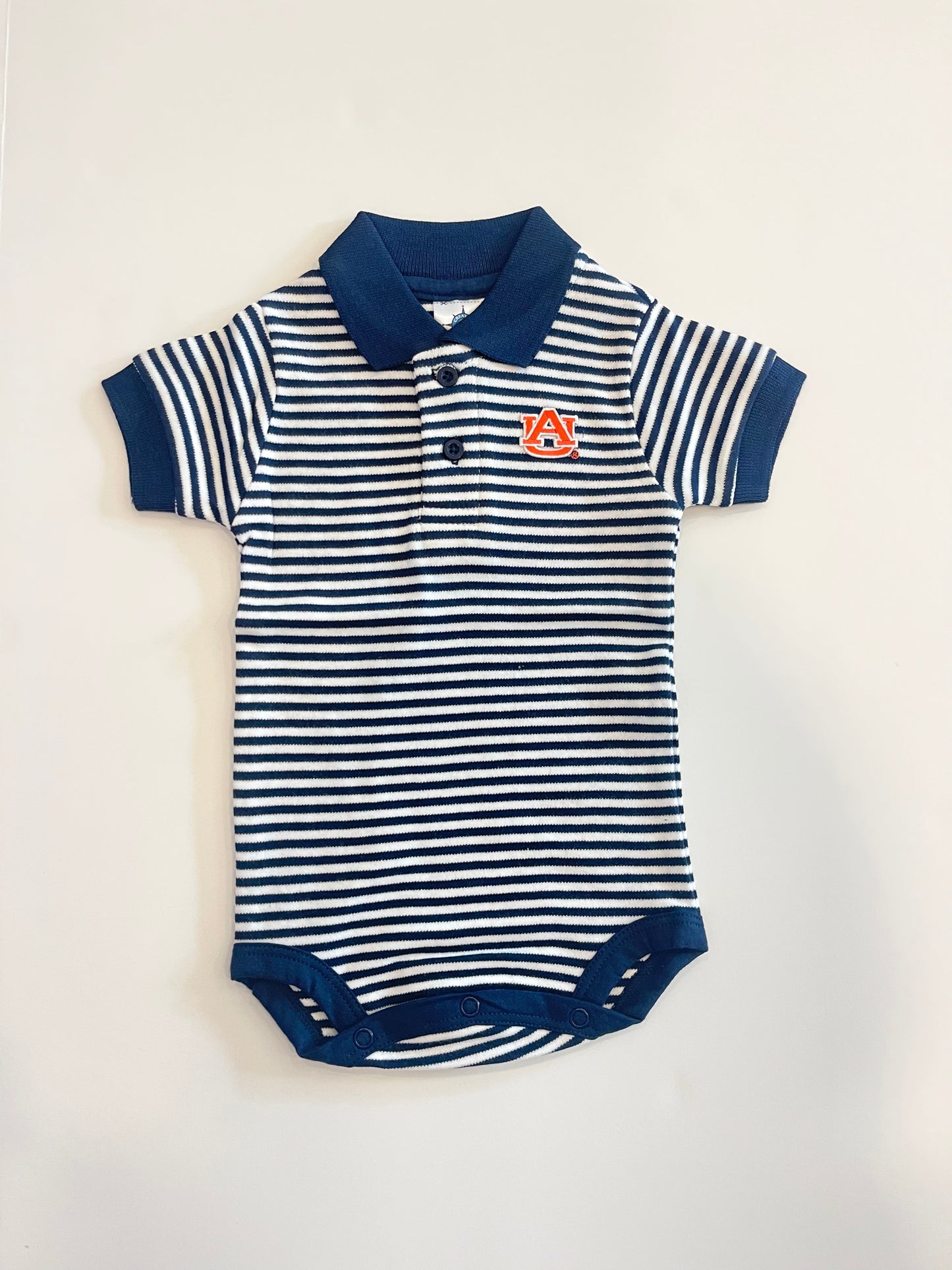 Auburn Striped Polo Jumper