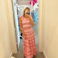 Smocked Maxi Skirt and Top Set