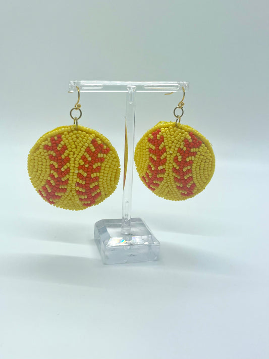 Sports Beaded Earring