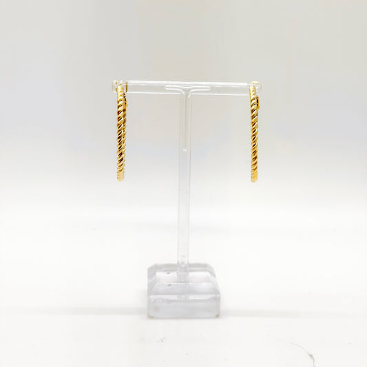 Golden Rope Hoops