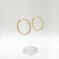 Golden Rope Hoops