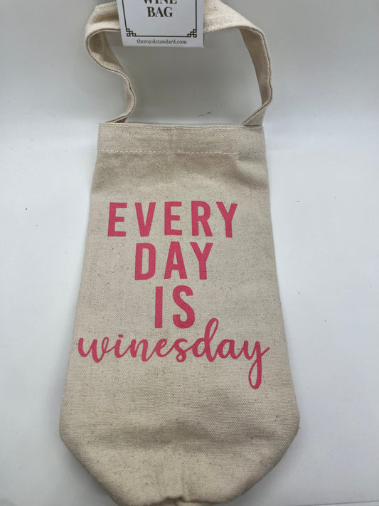 "Winesday"Wine Bag