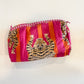 Tiger Tango Quilted Cosmetic Bag