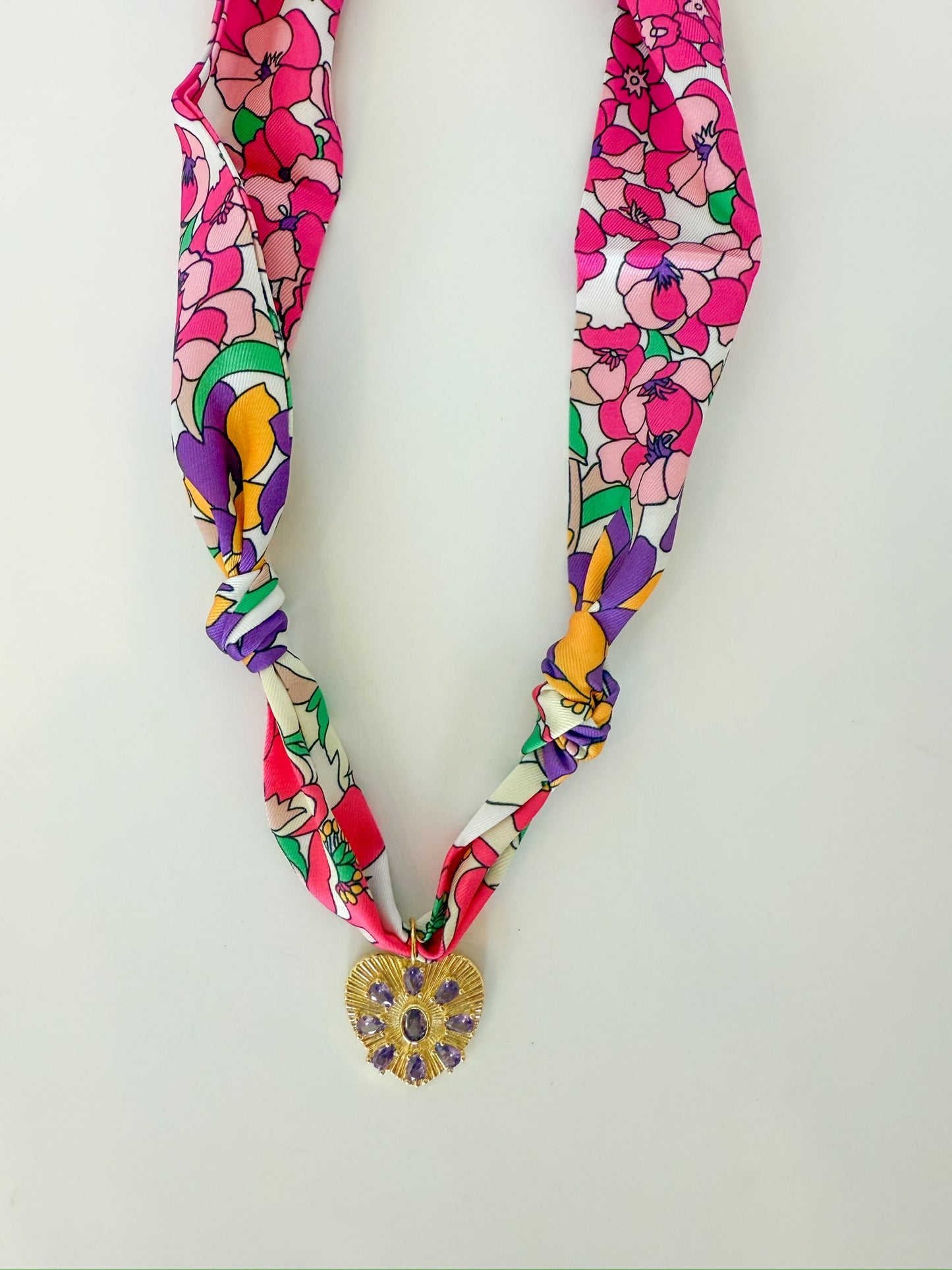 Scarf Charm Necklace