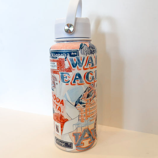 Auburn University 32oz Water Bottle