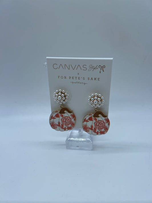 Canvas Style For Pete Sake Pottery Earrings