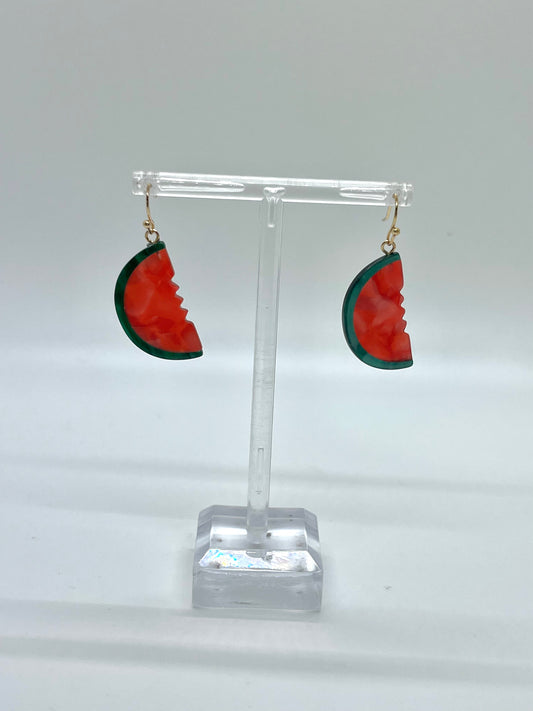 Watermelon Dangle Earrings