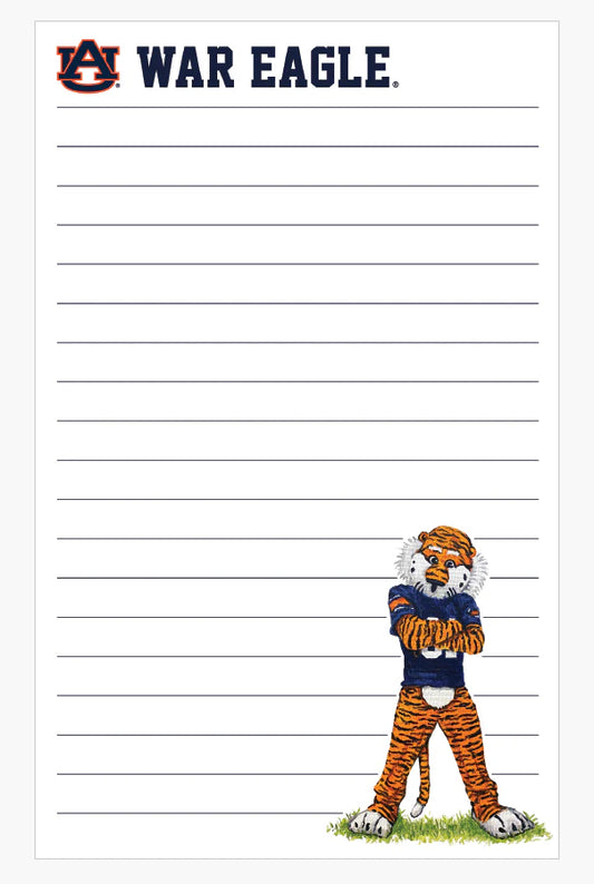 Aubie 5x8 Notepad