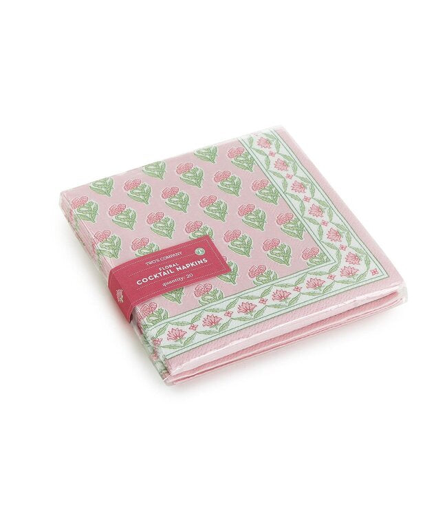 Floral Cocktail Napkins