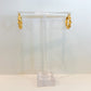 Mini Gold Brass Hoop