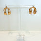 U-shaped Gold Mini Hoops