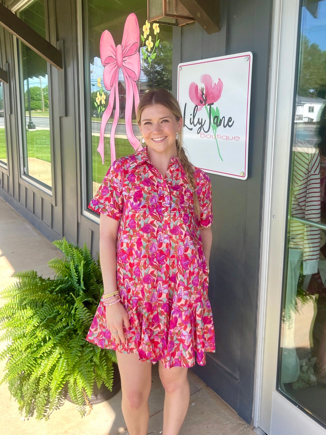 Color Crush Floral Dress