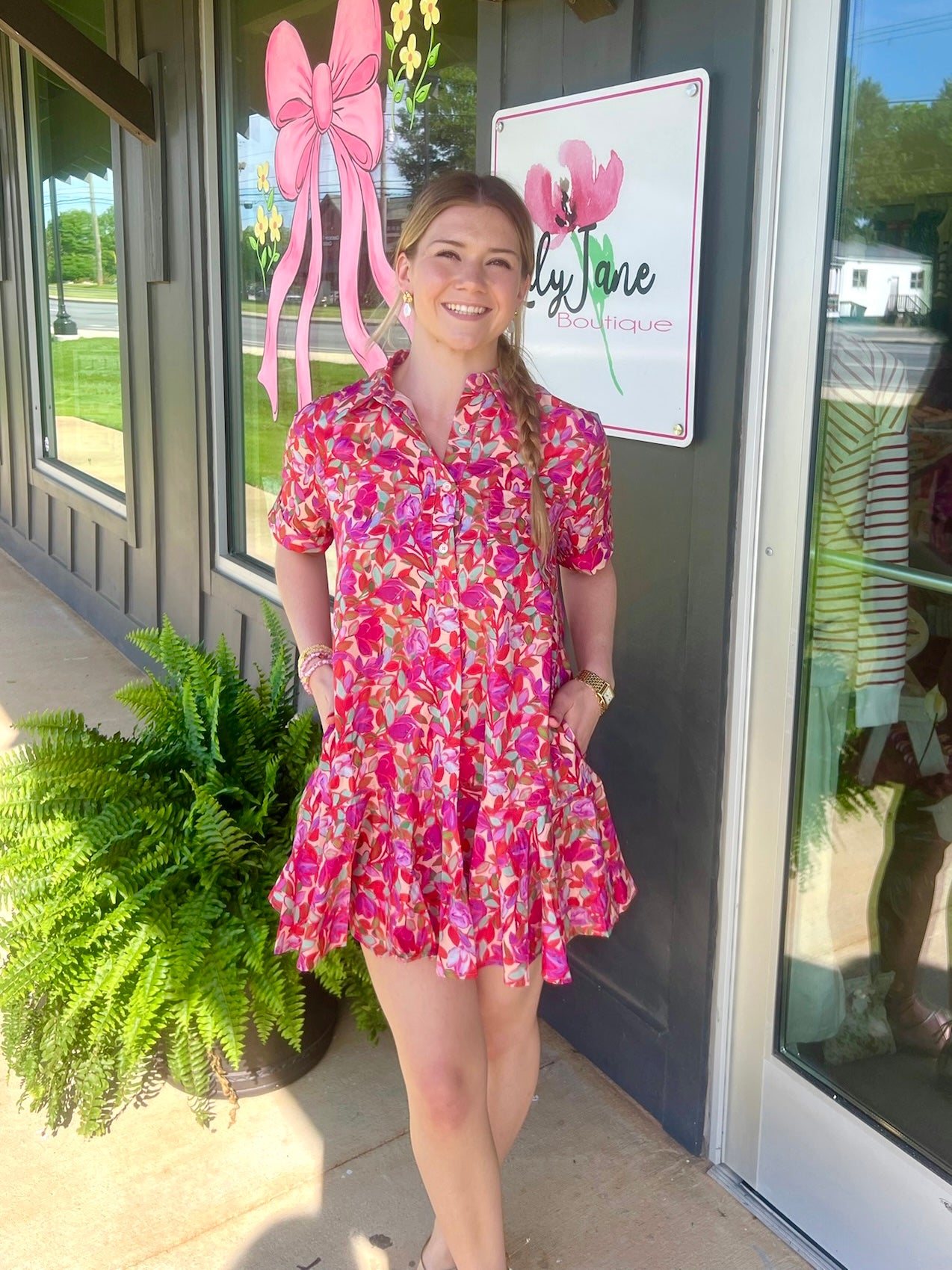 Color Crush Floral Dress