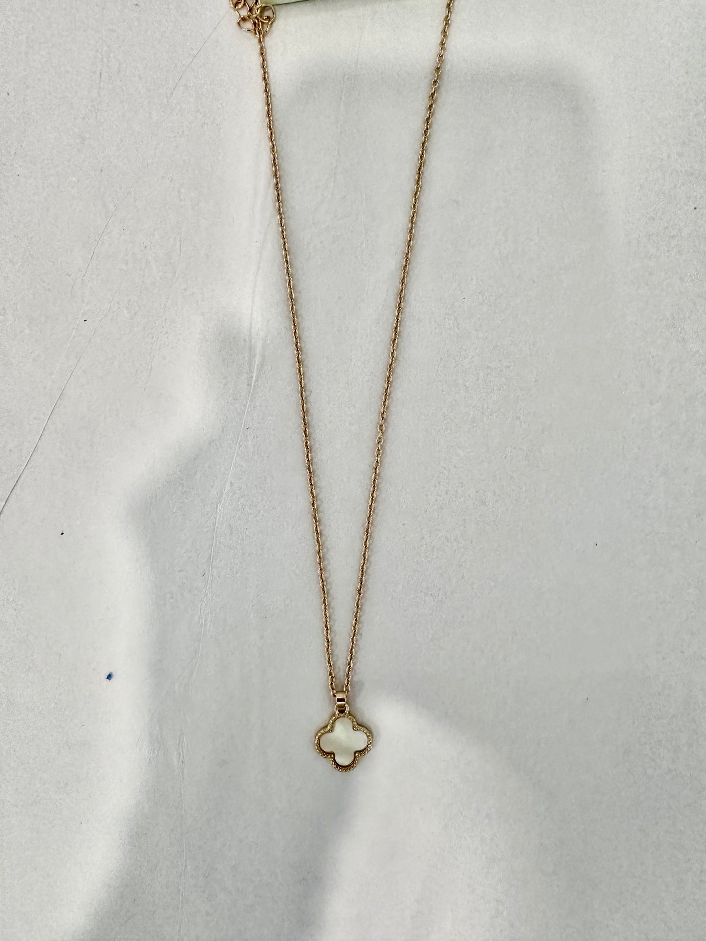 White Clover Necklace