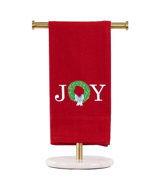 Grand Joy Wreath Hand Towel