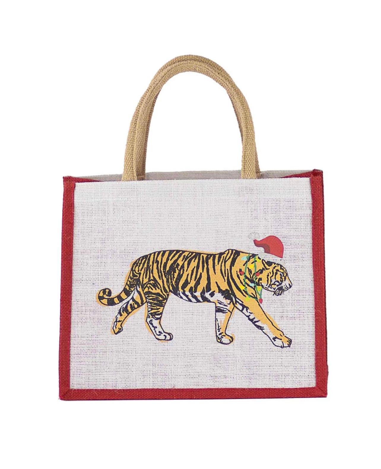 Christmas Tiger Gift Tote