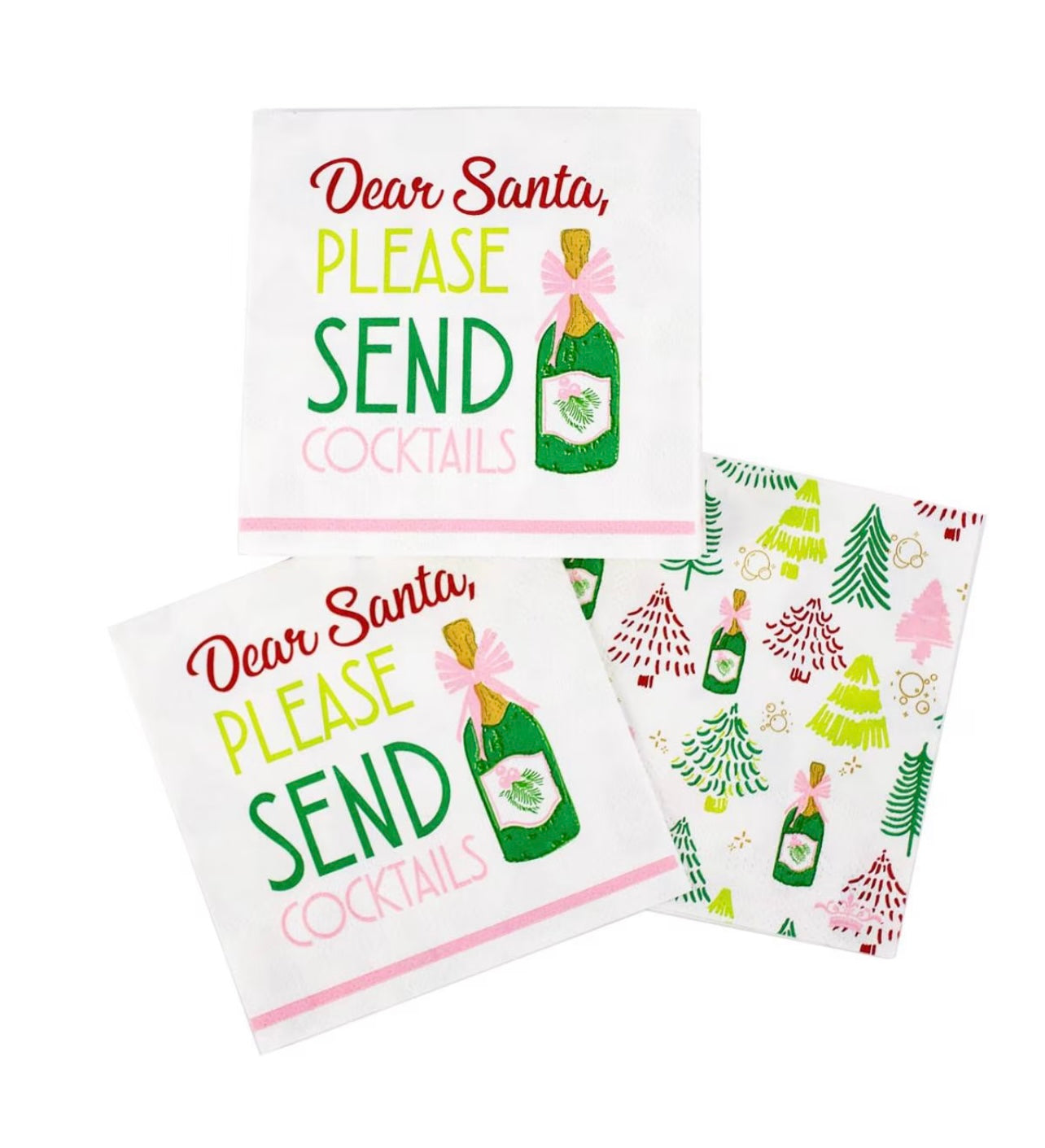 Dear Santa Cocktail Napkins