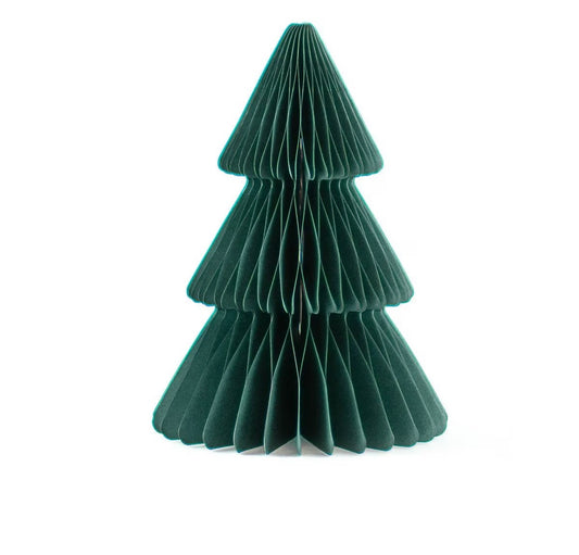 Dark Green Accordion Paper Tree