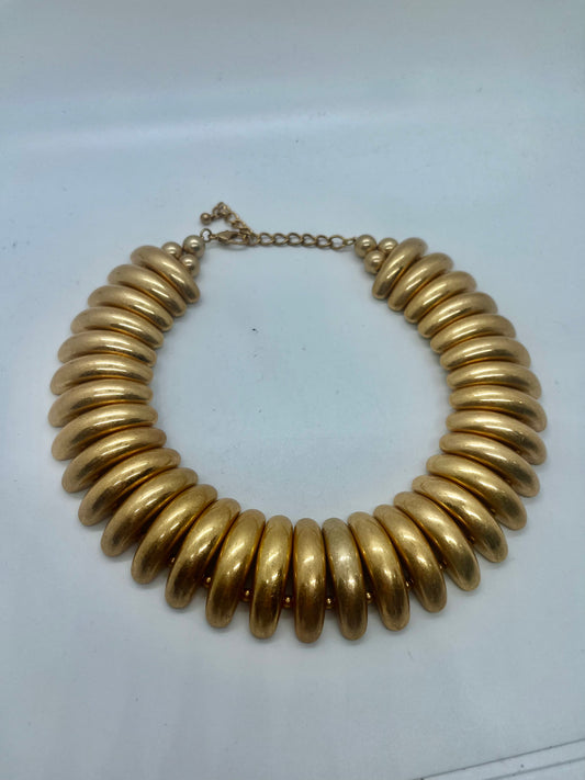 Vintage Gold Statement Necklace